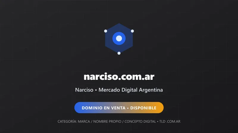Identidad gráfica y activo digital para Narciso en Argentina